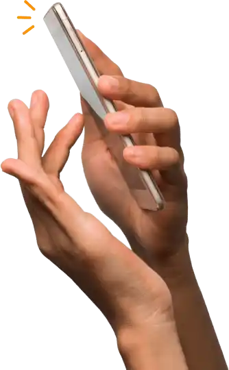 Autores 3 mão segurando o celular